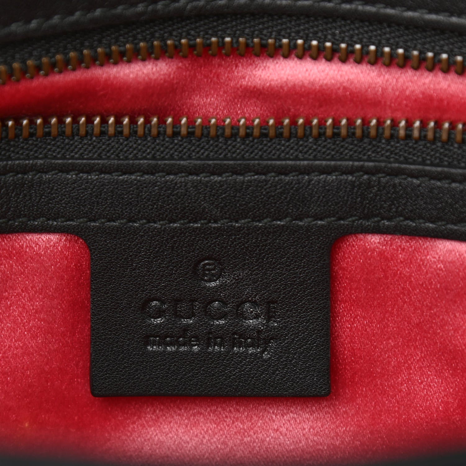 Gucci Velvet Matelasse Medium GG Marmont Shoulder Bag Black 6 of 10