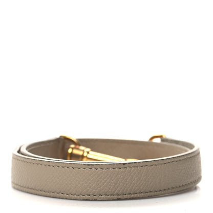 Celine Drummed Calfskin Nano Luggage Shoulder Strap Dune 2 of 3