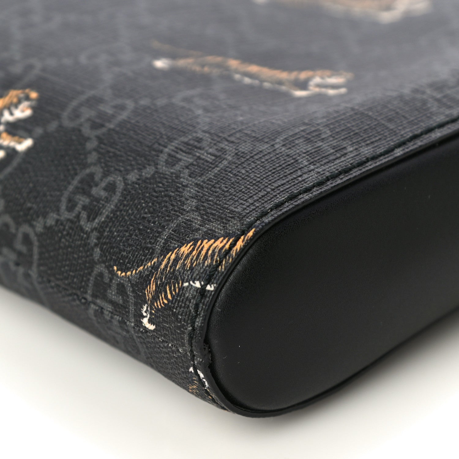 Gucci GG Supreme Monogram Tigers Web Messenger Bag Black Multicolor 10 of 10