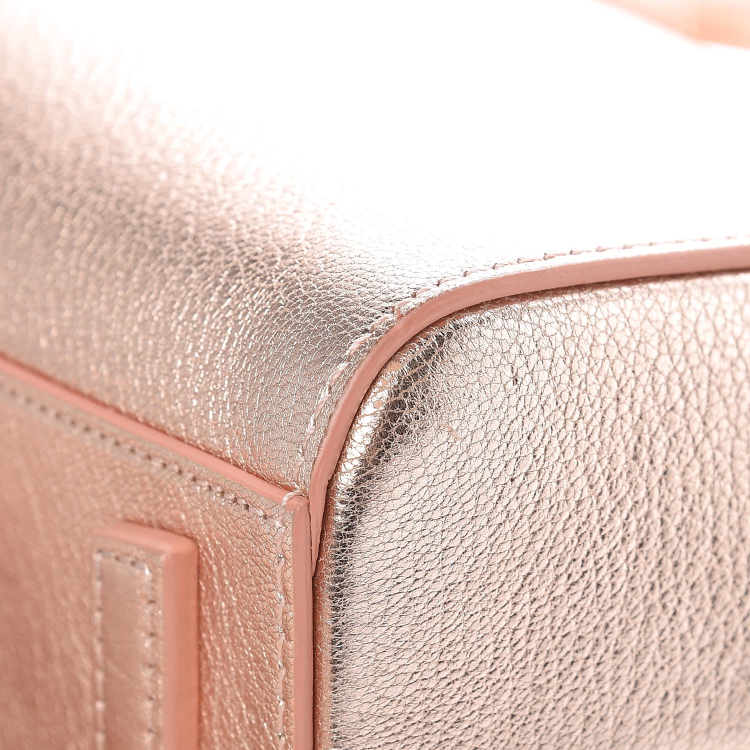 Givenchy Metallic Sugar Goatskin Mini Antigona Light Pink 11 of 12