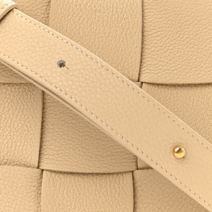 Bottega Veneta Grained Calfskin Maxi Intrecciato Cassette Crossbody Bag Porridge 7 of 9