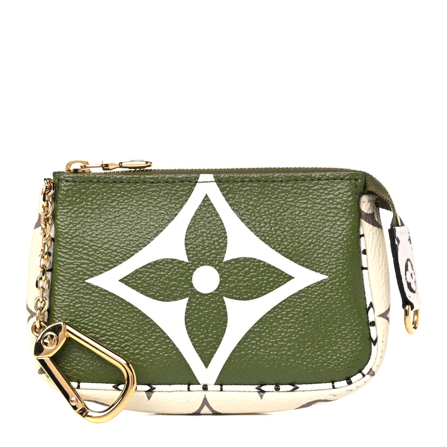 Louis Vuitton Monogram Giant Micro Pochette Accessories Kaki White 1 of 7