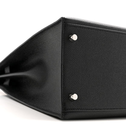 Hermes Epsom Kelly Sellier 35 Black 9 of 13