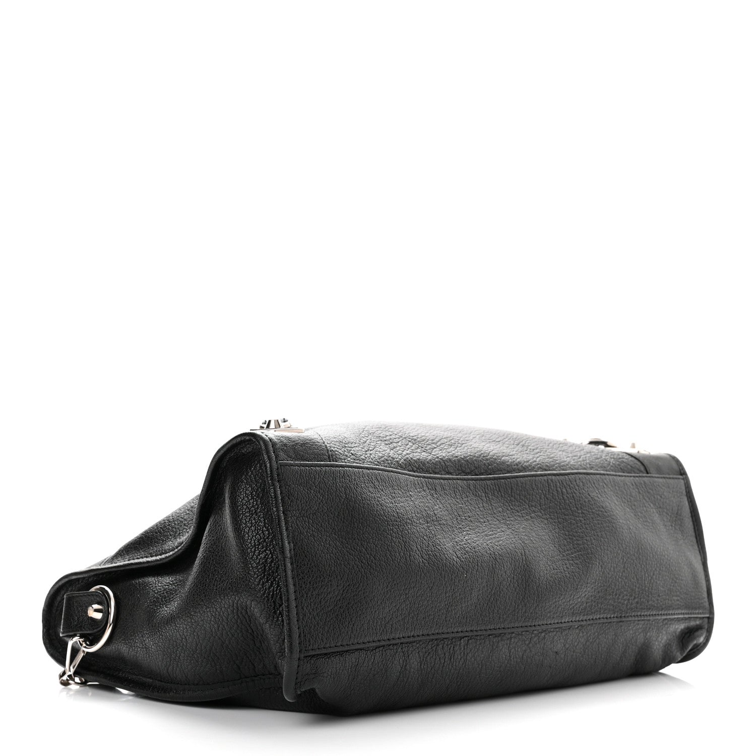 Balenciaga Chevre Silver Metallic Edge Hardware City Black 4 of 10