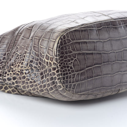 Givenchy Calfskin Crocodile Embossed Medium Nightingale Brown 8 of 11