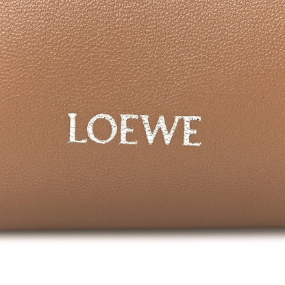 Loewe Mellow Nappa Donut Medium Chain Flamenco Knot Clutch Mocha 8 of 10