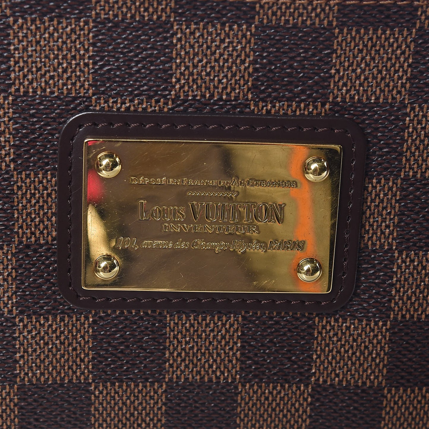 Damier Ebene Eva Clutch