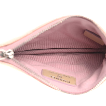 Chanel Iridescent Calfskin Quilted Small Cosmetic Case Pink 5 of 8