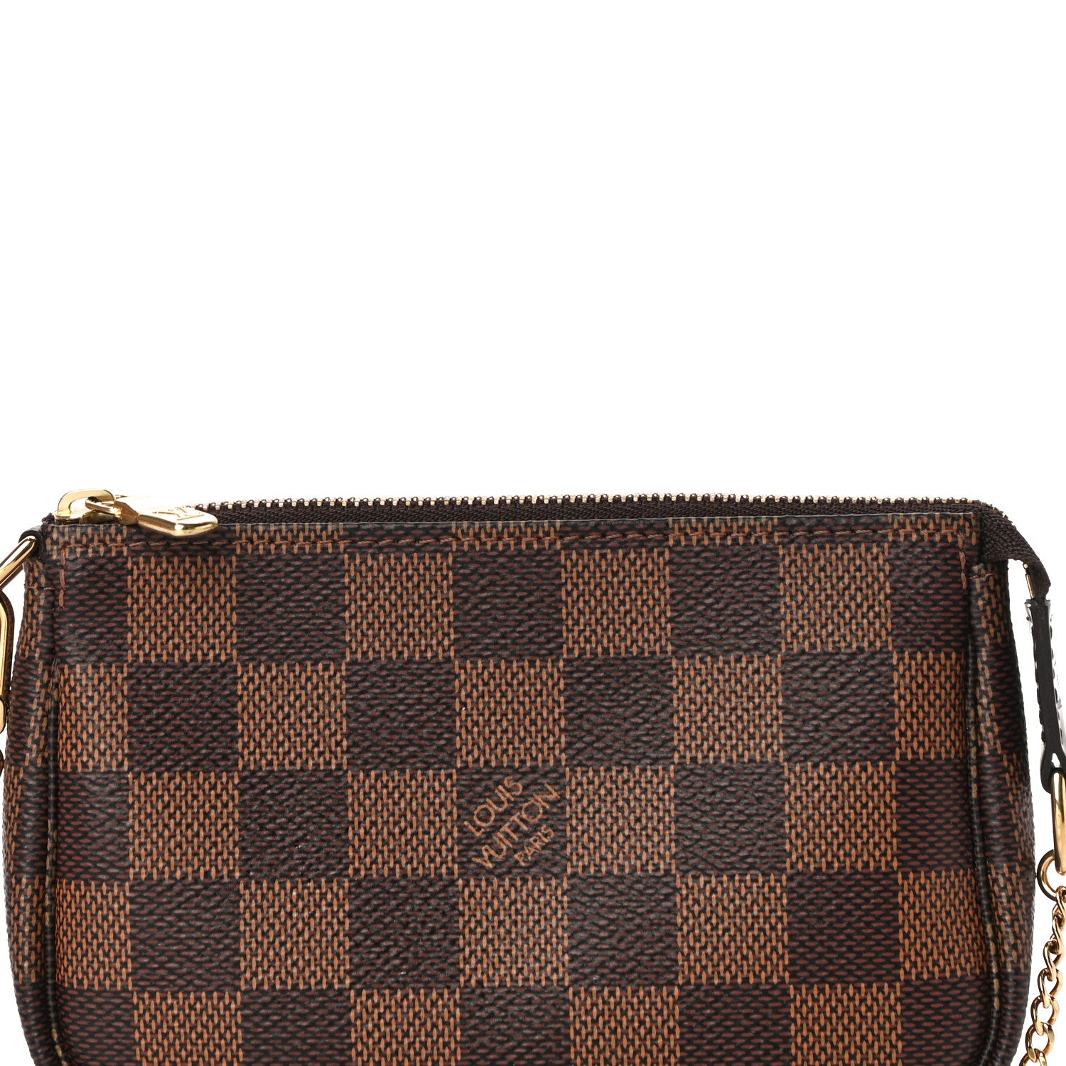 Louis Vuitton Damier Ebene Mini Pochette Accessories 7 of 10