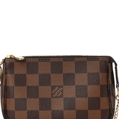 Louis Vuitton Damier Ebene Mini Pochette Accessories 7 of 10