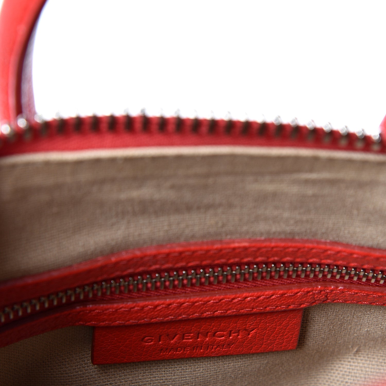 Givenchy Sugar Goatskin Mini Antigona Medium Red 5 of 9