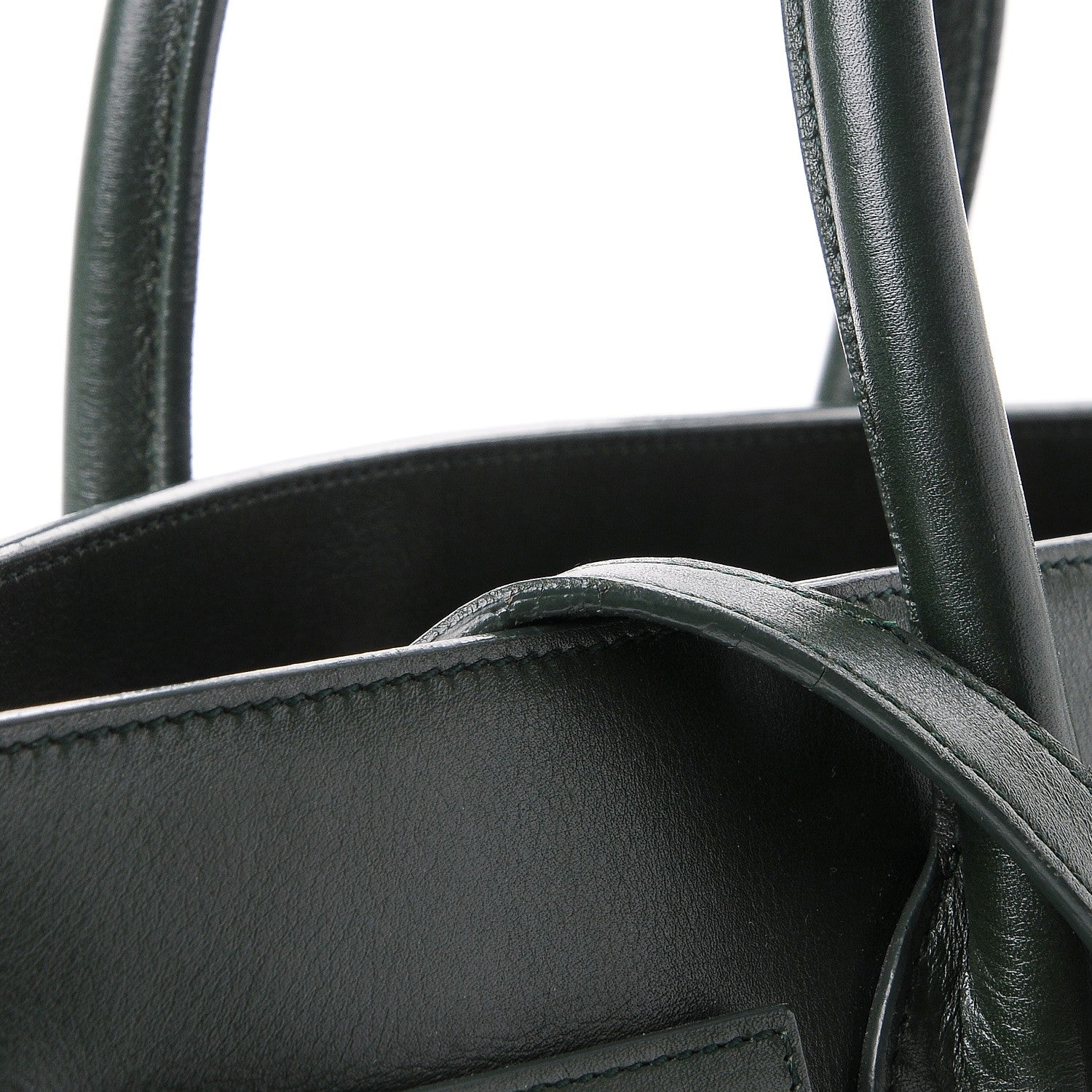 Saint Laurent Calfskin Small Sac De Jour Dark Green 10 of 16