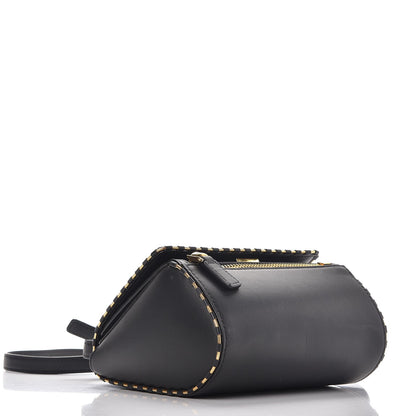 Givenchy Calfskin Chain Detail Mini Pandora Box Crossbody Bag Black 4 of 8