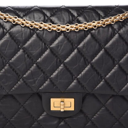 Chanel Aged Calfskin Quilted 2.55 Reissue 226 Flap Black 10 of 11