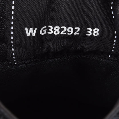 Chanel Fabric Suede Calfskin Womens CC Sneakers 38 Black White 8 of 10