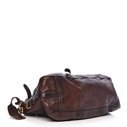 Prada Deerskin Duffel Bag Bruciato 4 of 21