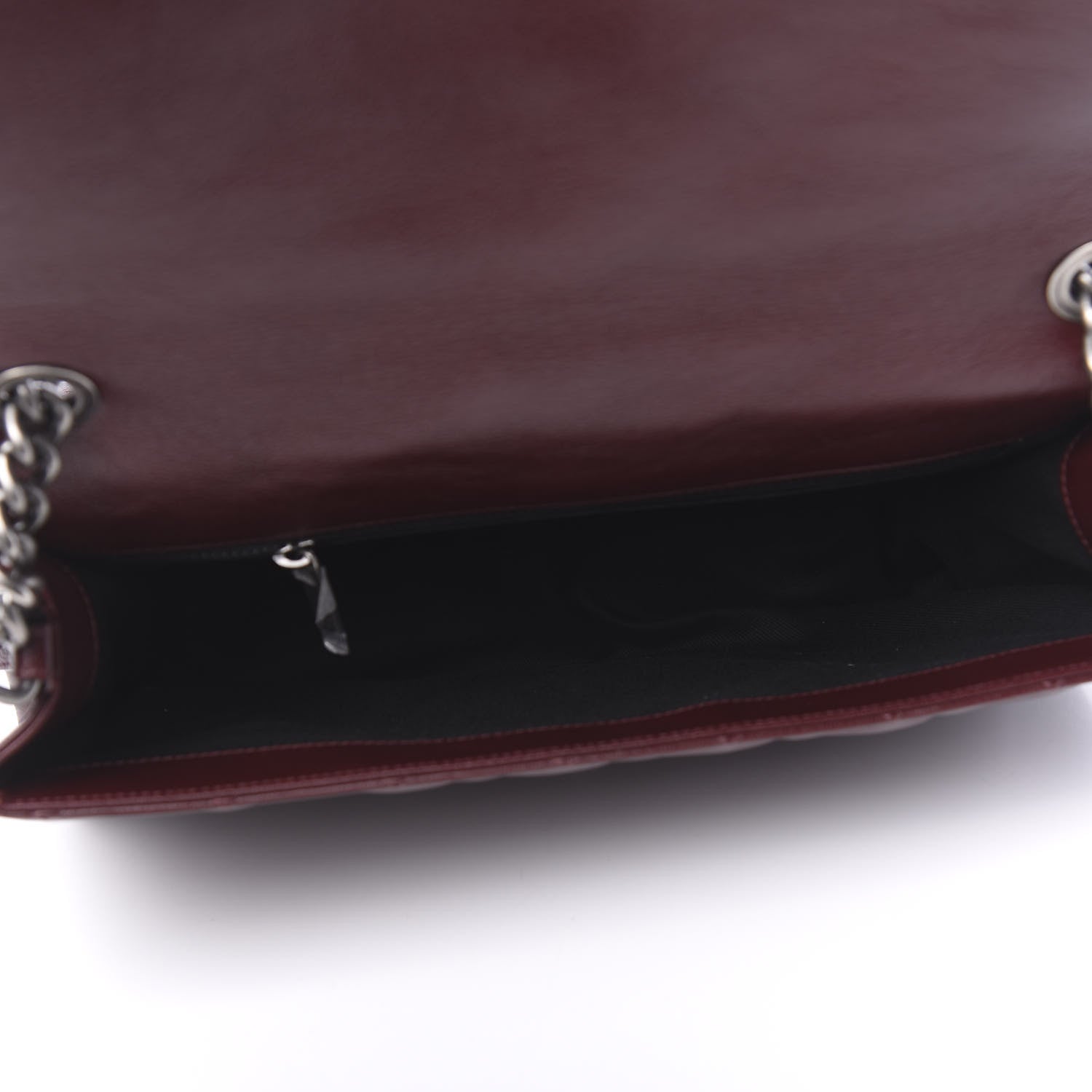 Chanel Goatskin Quilted Large City Rock Flap Burgundy 5 of 12