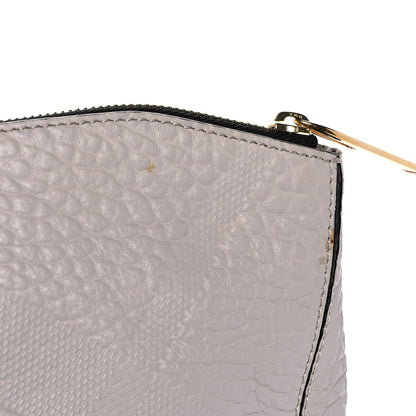 Burberry Heritage Grain Check Embossed Medium Dewsbury Tote Pale Grey 14 of 17