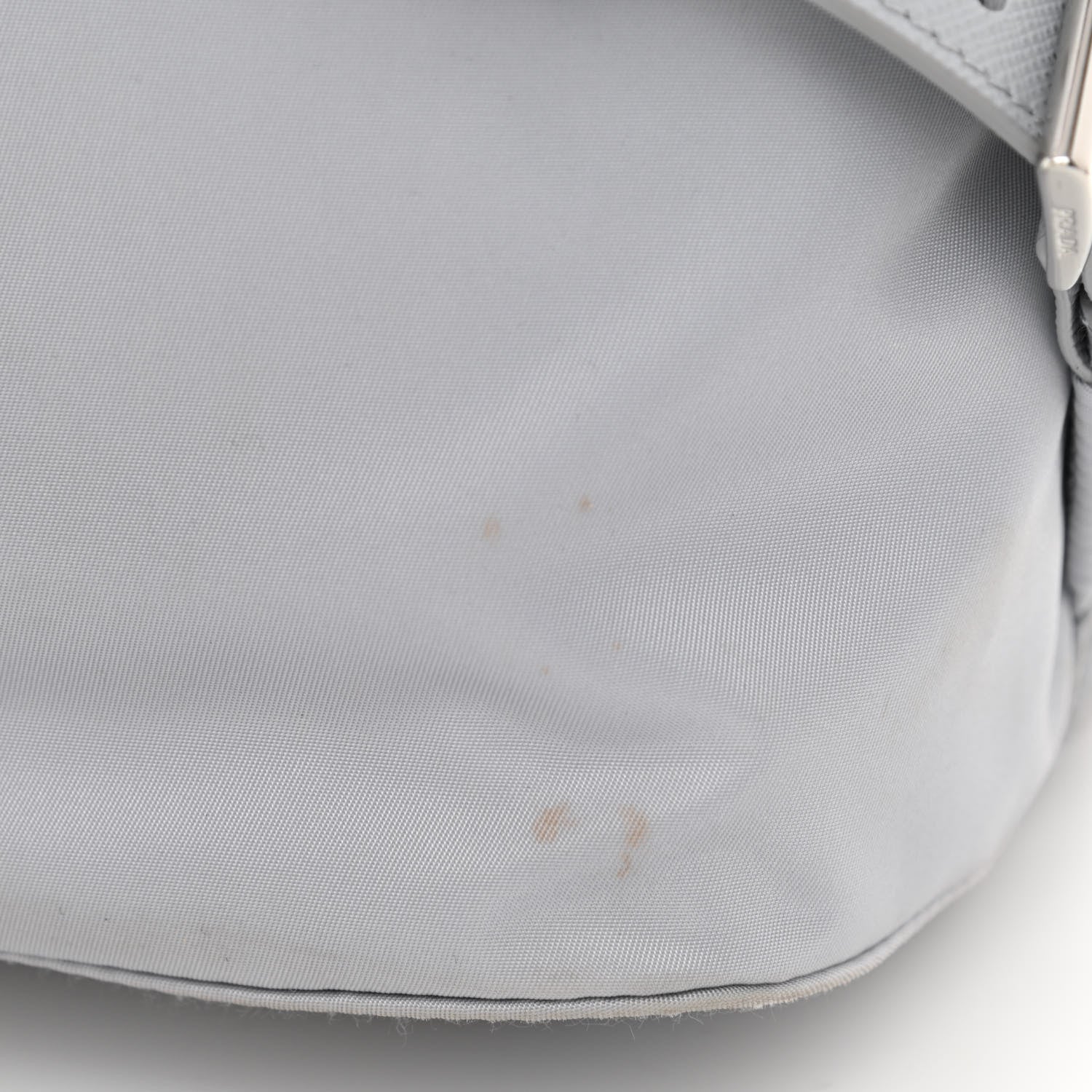 Prada Tessuto Nylon Vela Small Backpack Light Grey 13 of 13