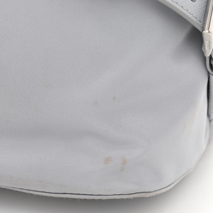 Prada Tessuto Nylon Vela Small Backpack Light Grey 13 of 13