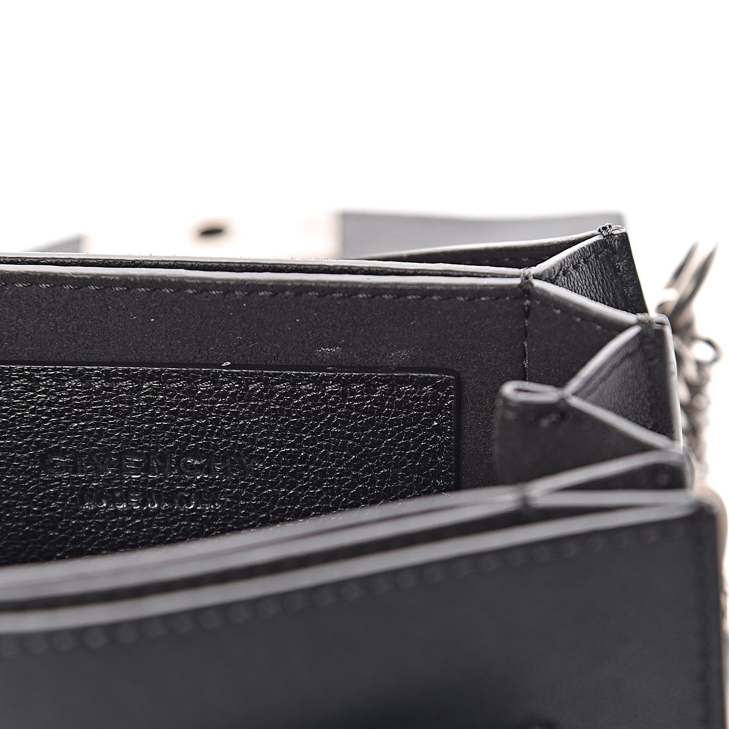 Goatskin Mini GV3 Shoulder Bag Black