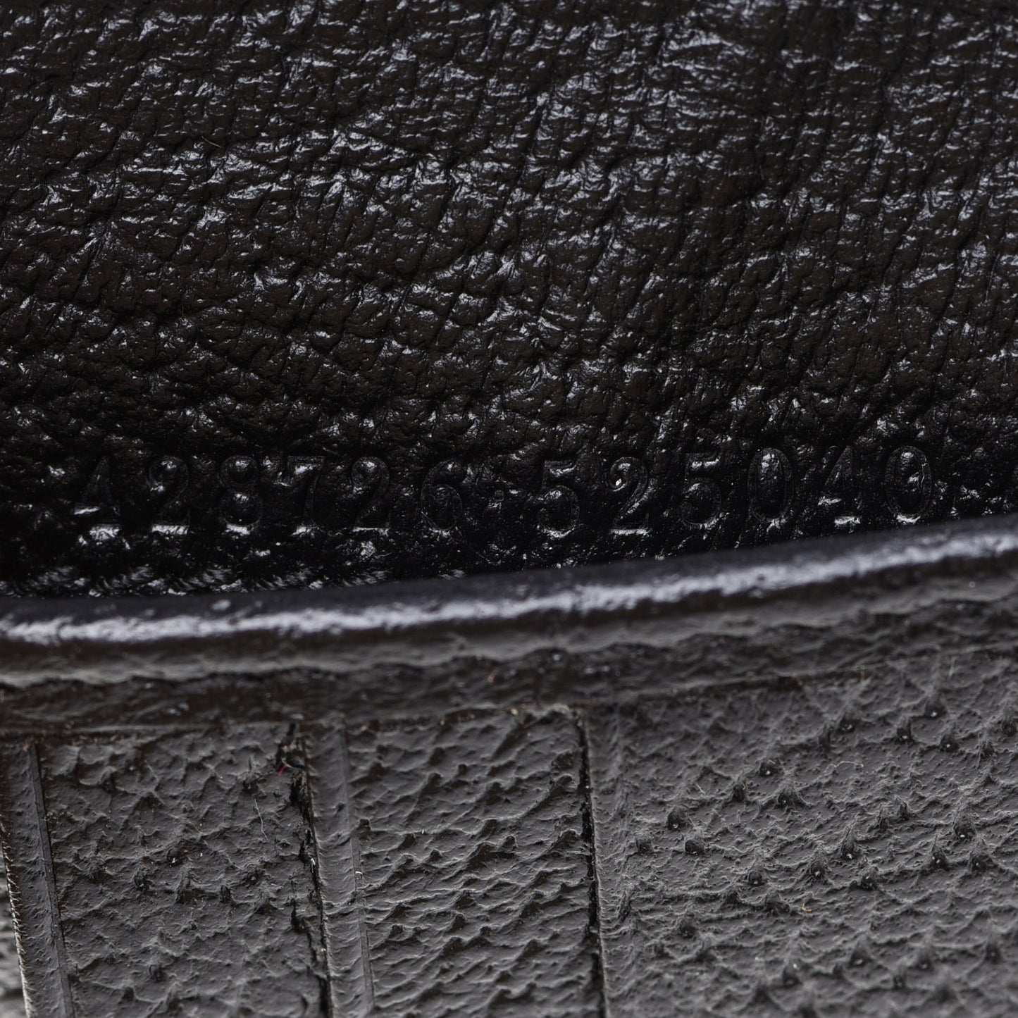 Calfskin Boar Effect GG Marmont Bi-Fold Wallet Black