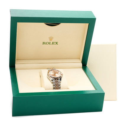 Rolex Stainless Steel 18K Everose Gold Diamond 31mm Oyster Perpetual Datejust Watch Sundust 278271 5 of 5