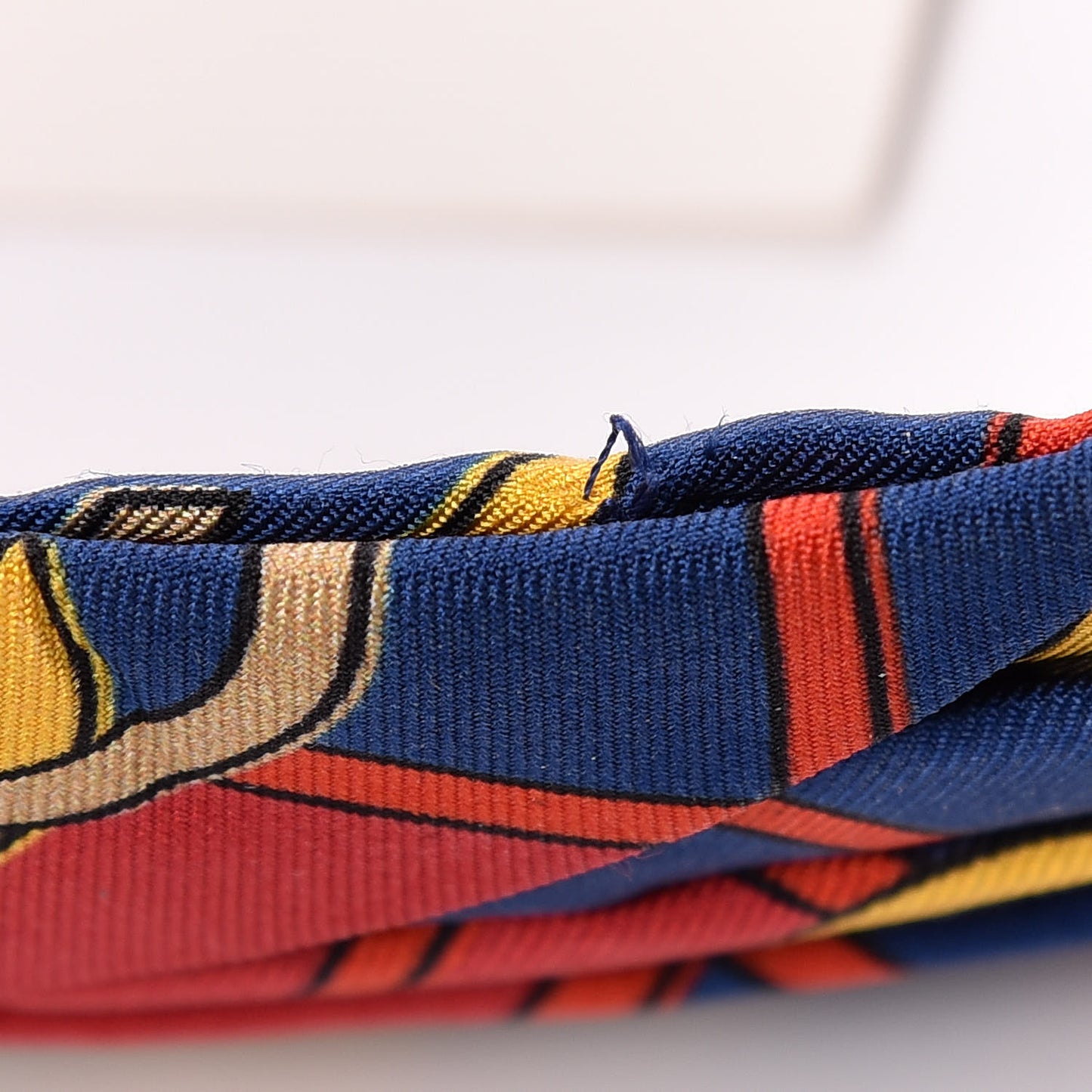 Silk Headband Red