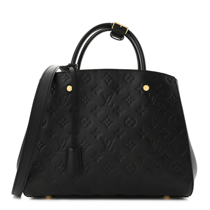 Louis Vuitton Empreinte Montaigne MM Black 1 of 10