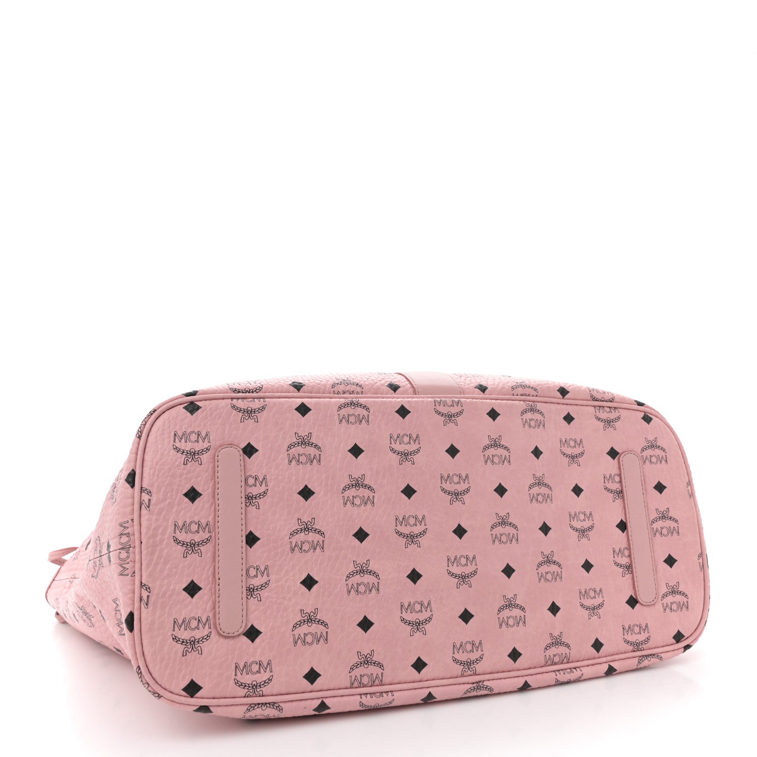 MCM Visetos Large Liz Reversible Shopper Tote Soft Pink 6 of 18