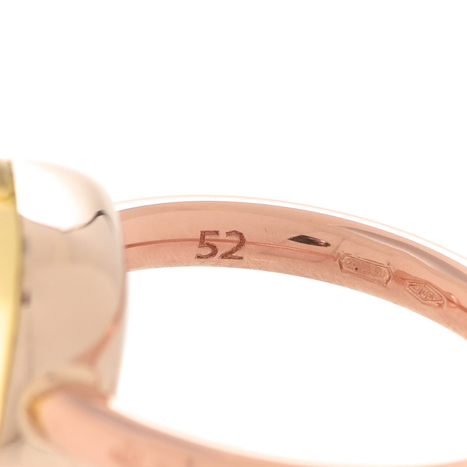 Pomellato 18K Rose Gold Lemon Quartz Classic Nudo Ring 52 6 4 of 7