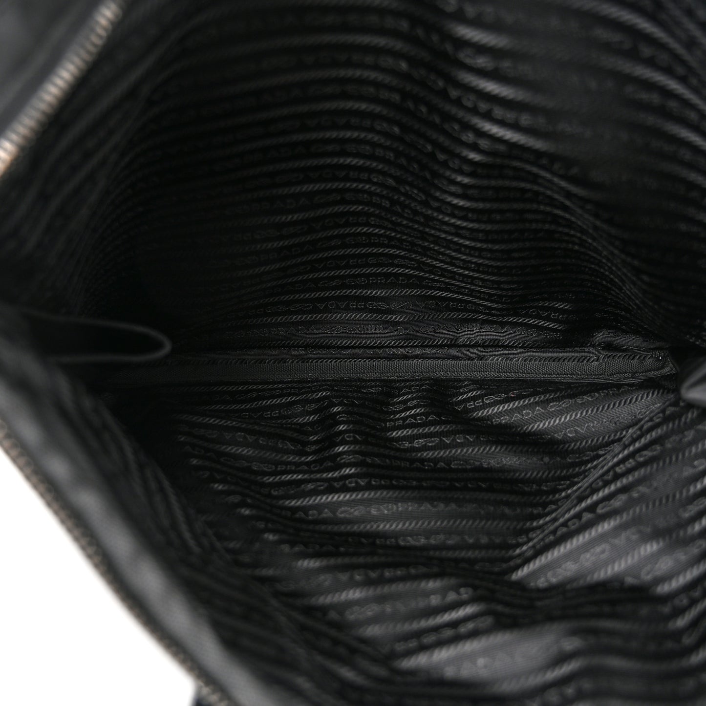 Tessuto Nylon Saffiano Briefcase Black