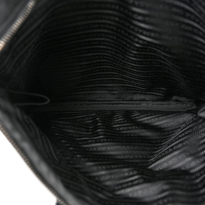 Prada Tessuto Nylon Saffiano Briefcase Black 6 of 11