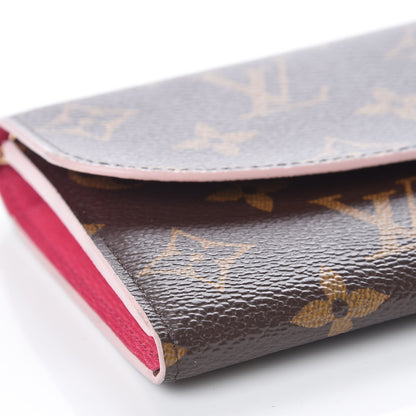 Louis Vuitton Monogram Bloom Flower Emilie Wallet 7 of 9