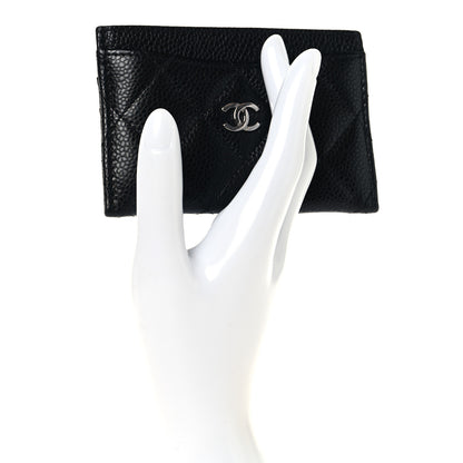 Chanel Caviar Quilted Card Holder Black 2 of 9
