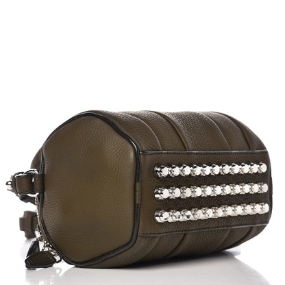 Alexander Wang Pebbled Calfskin Mini Rockie Matte Khaki Green Rhodium Hardware 4 of 7