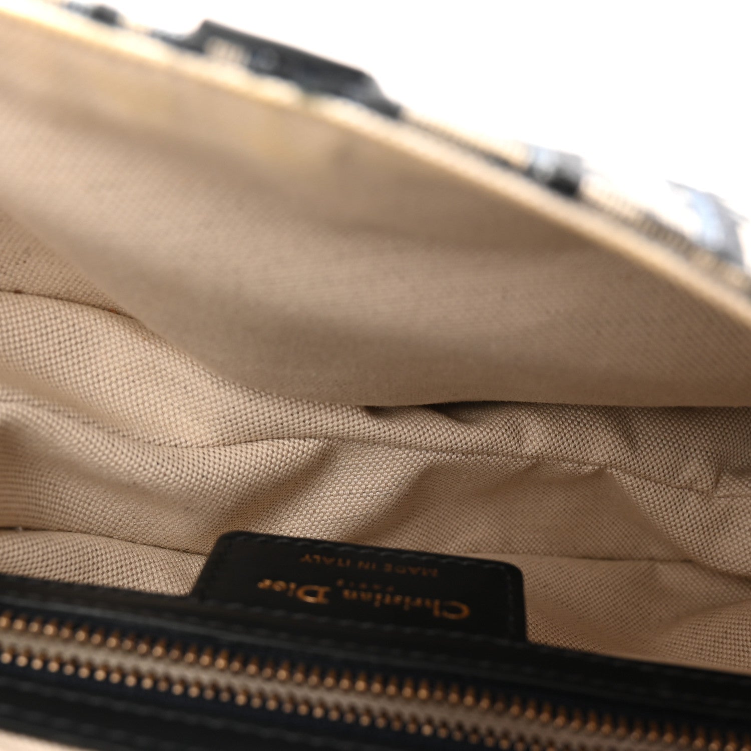 Christian Dior Oblique Saddle Bag Blue 5 of 10