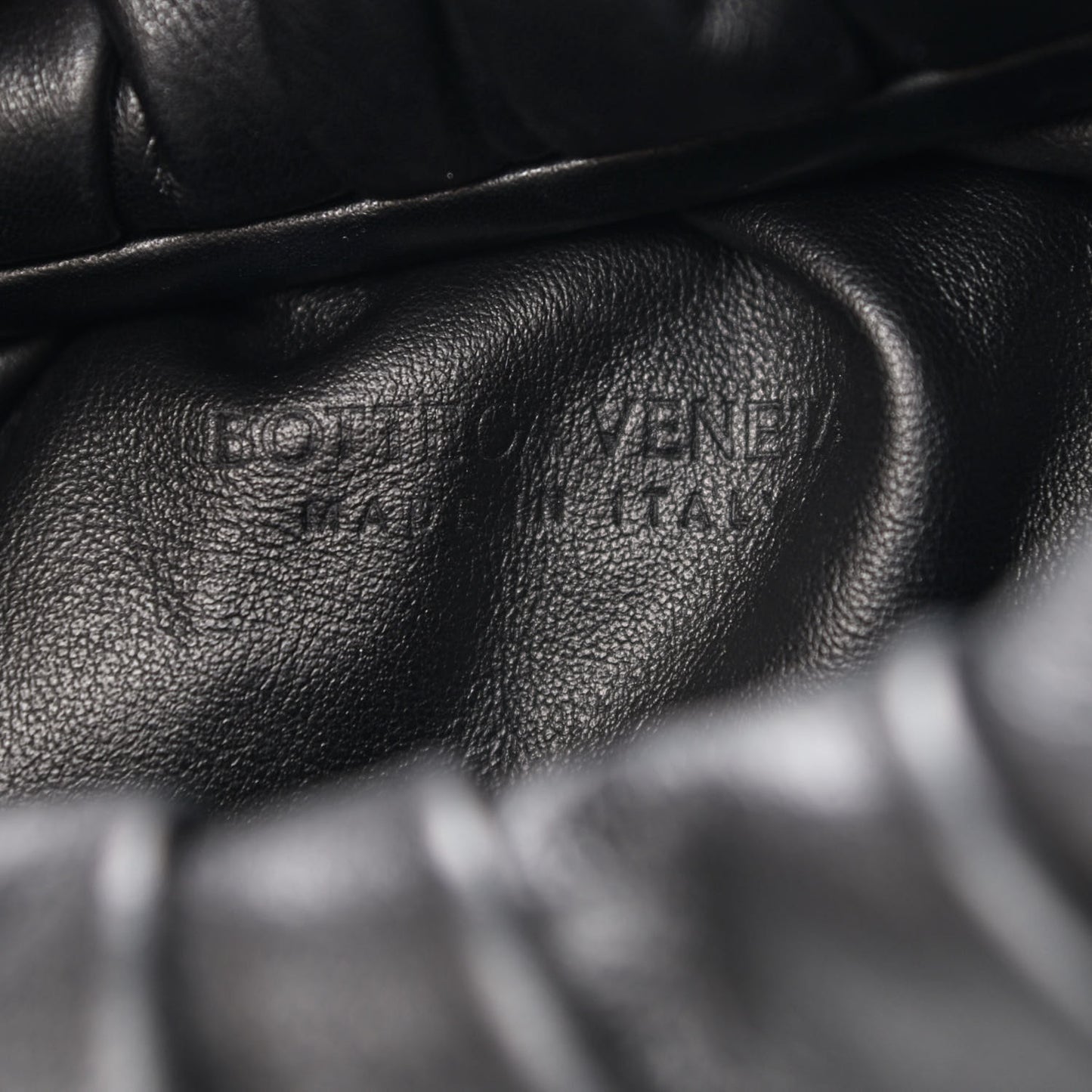 Smooth Butter Calfskin Small The Shoulder Pouch Black