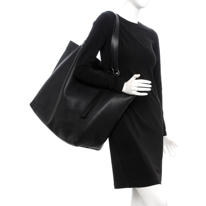 Burberry Grainy Calfskin Large Bonded Tote Black 2 of 15