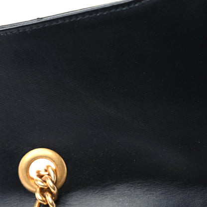 Gucci Calfskin Matelasse Medium GG Marmont Shoulder Bag Black 10 of 12