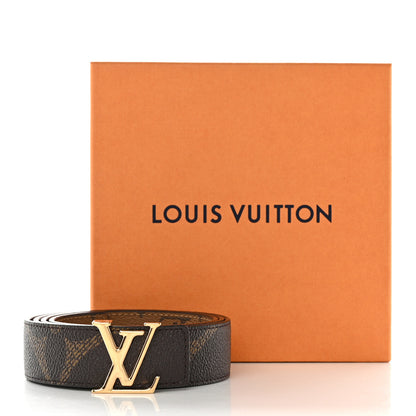 Louis Vuitton Reverse Monogram 35mm LV Initiales Belt 85 34 6 of 6