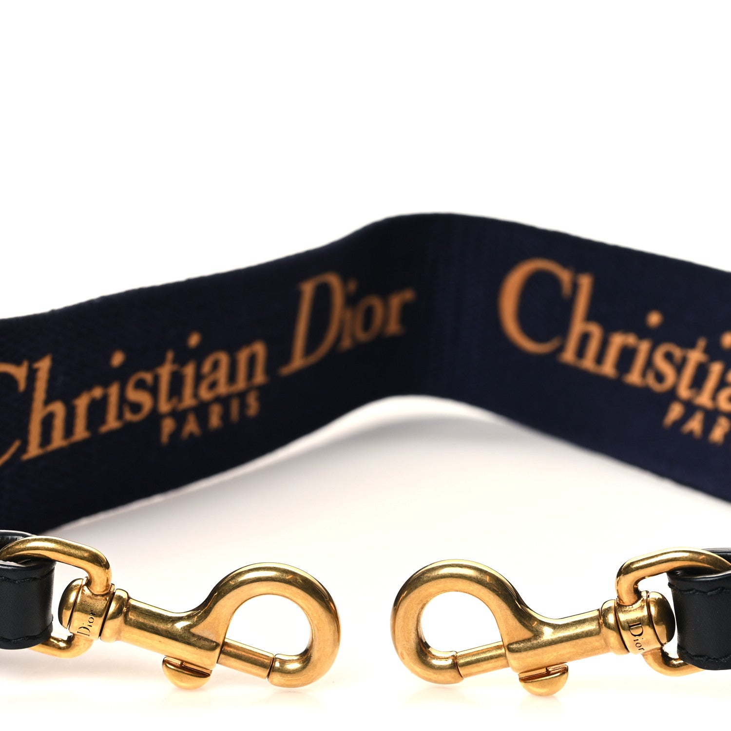 Christian Dior Canvas Embroidered Shoulder Strap Chocolate Multicolor 3 of 4