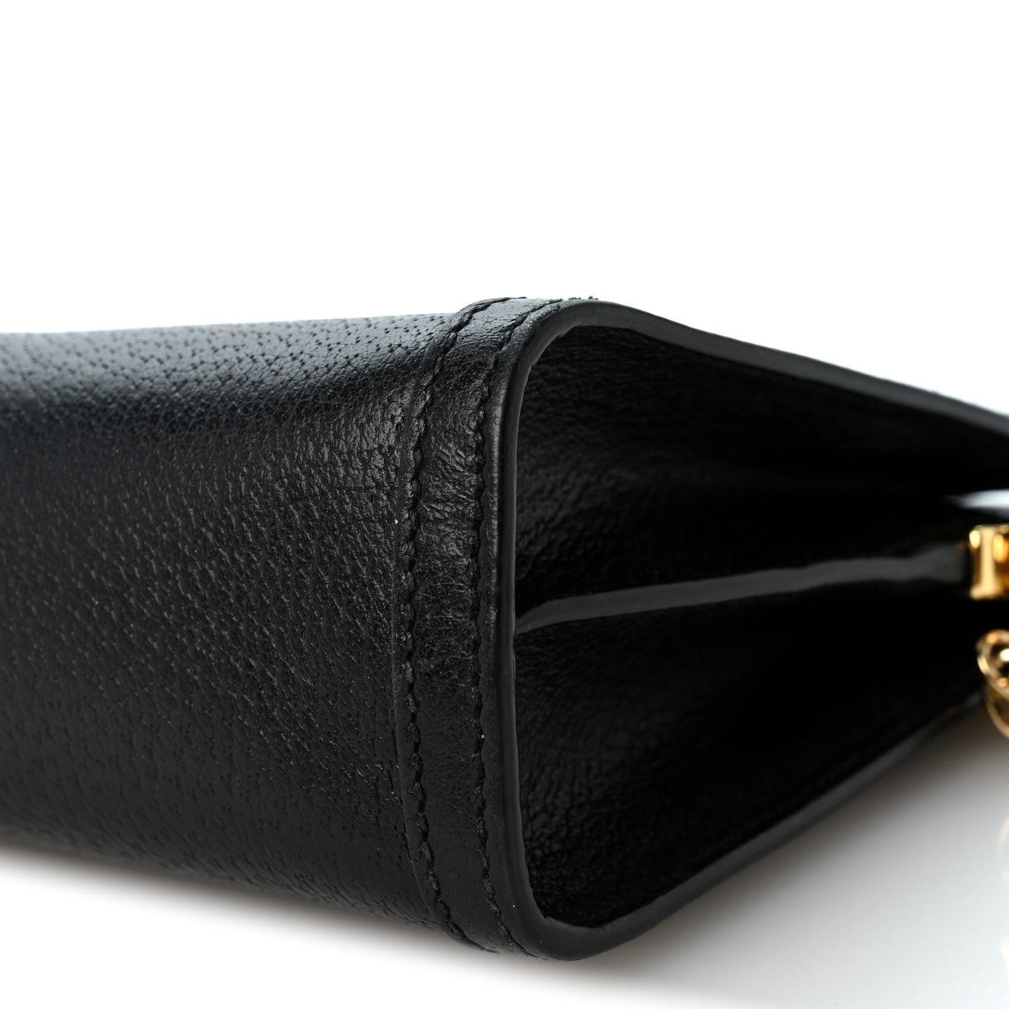Calfskin GG Web Small Ophidia Chain Shoulder Bag Black