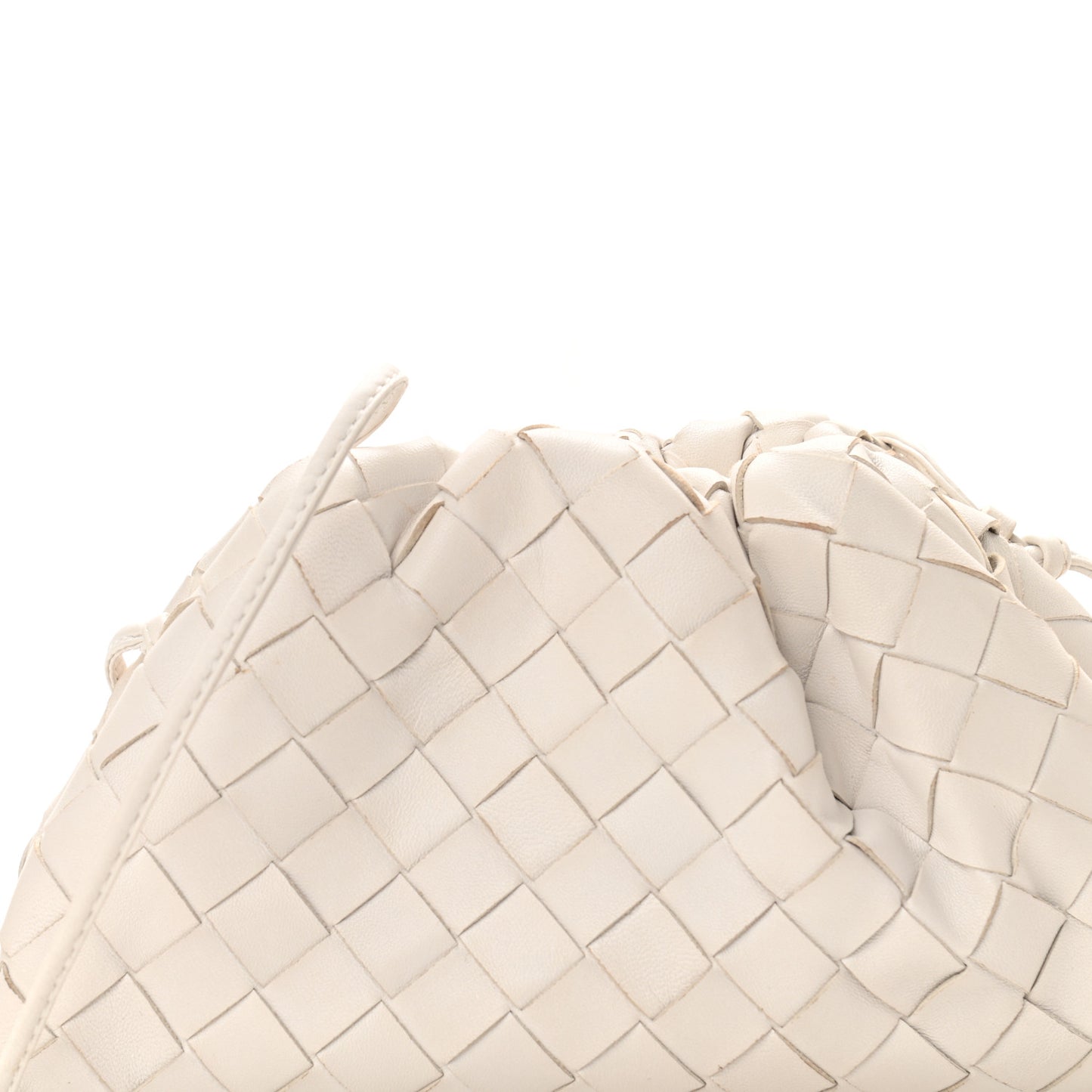 Nappa Intrecciato The Mini Pouch Chalk