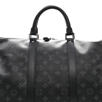 Louis Vuitton Monogram Eclipse Keepall Bandouliere 55 6 of 12