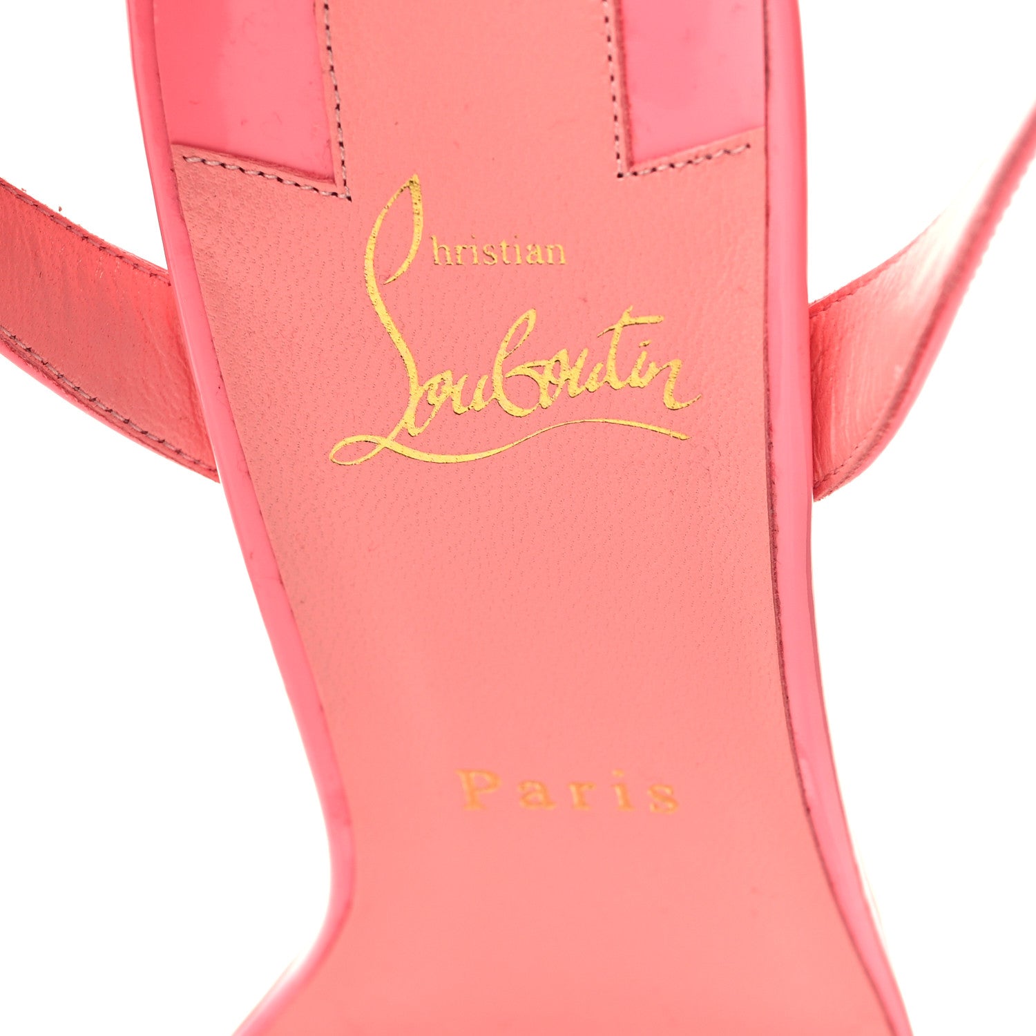Christian Louboutin Patent Epic 70 Sandals 41 Bubble Gum 7 of 8