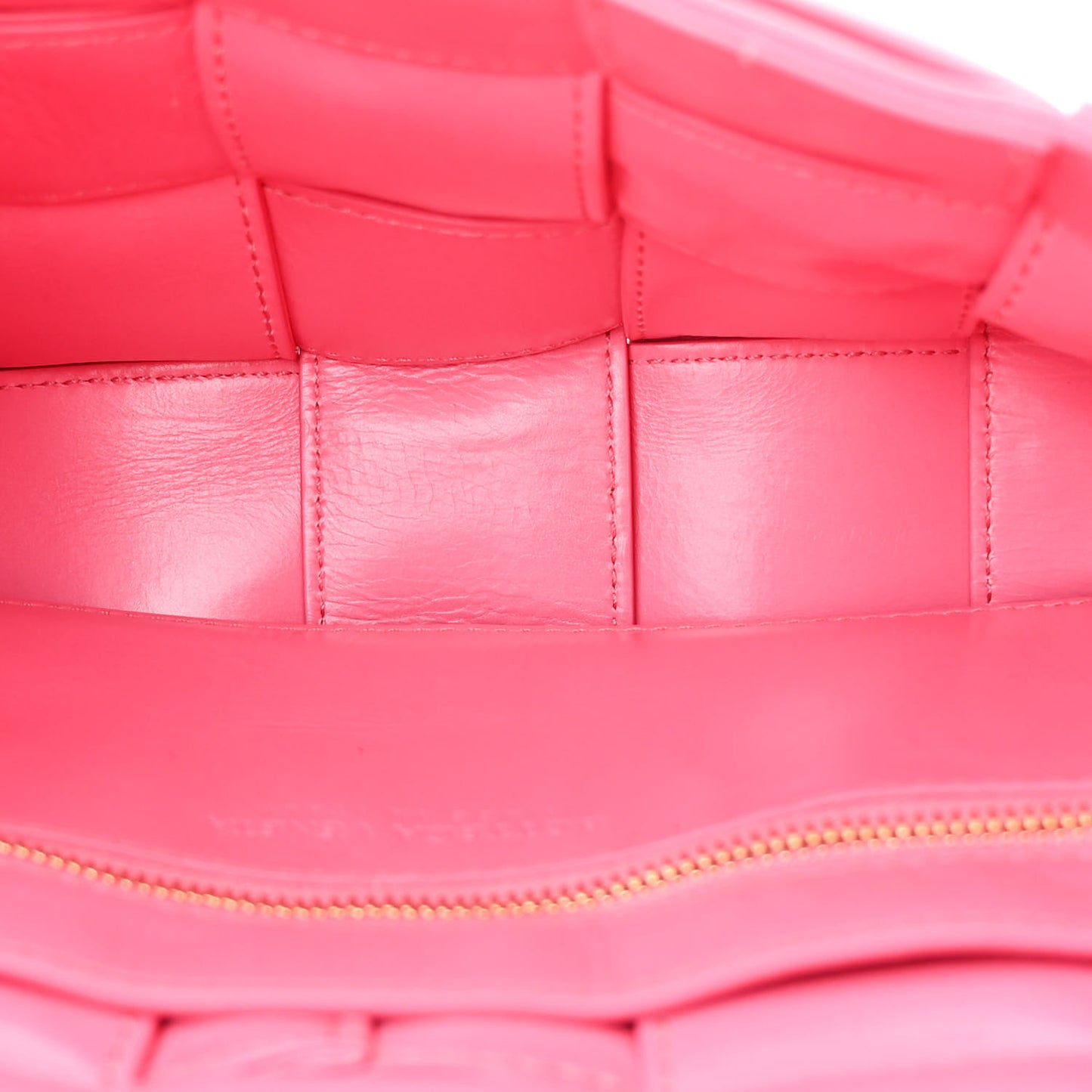 Calfskin Intreccio Plisse Cassette Crossbody Bag Pink