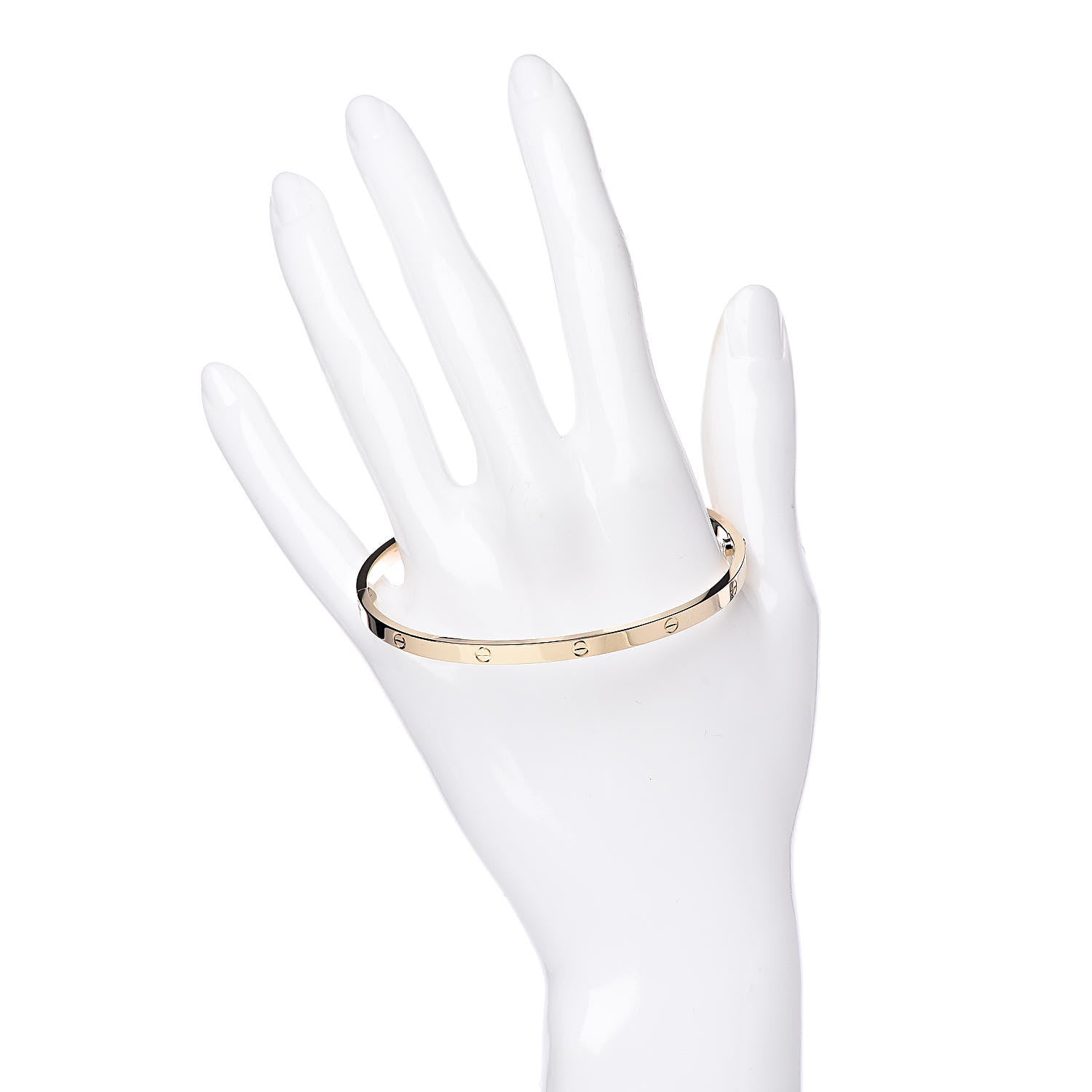 Cartier 18K Yellow Gold Small LOVE Bracelet 19 2 of 5