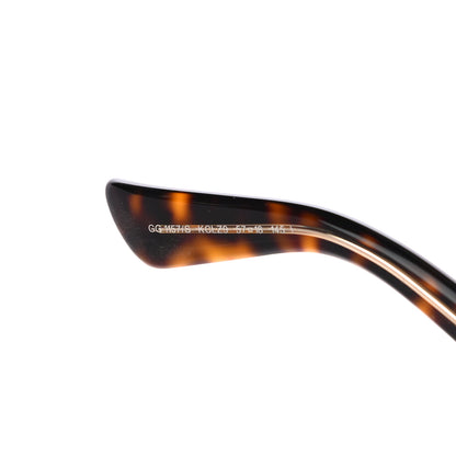 Gucci Ayers Snakeskin Square Fantasy Sunglasses GG1157 Havana Brown Lime 8 of 9