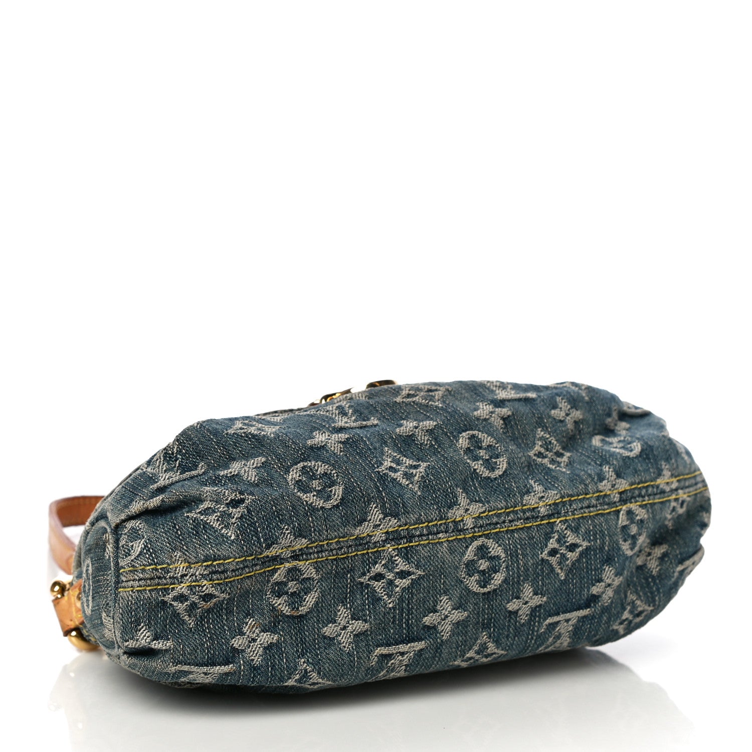 Louis Vuitton Monogram Denim Mini Pleaty Blue 4 of 10